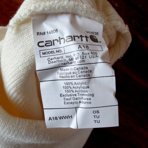 Carhartt Beanie Handmade in USA Pom - Picture 5 of 7